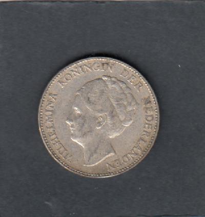 Beschrijving: 1 Gulden WILHELMINA 